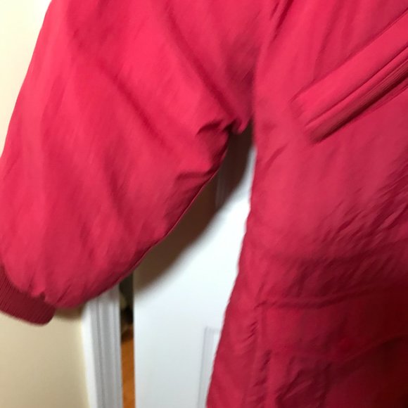 Vintage Eddie Bauer Goose Down Winter Coat Men's Size Small, Red. - Picture 5 of 13
